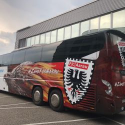 fc aarau car komplettfolierung mit einem digitalprint